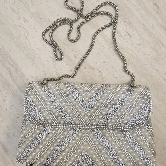 Clutch Purses for Women Chain Shoulder Bags Evening Bags for Cocktail Prom Party - Picture 3 of 7